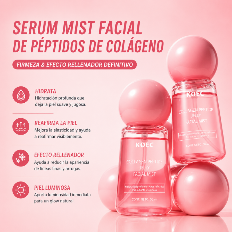 Bruma Hidratante Jelly con Péptidos de Colágeno